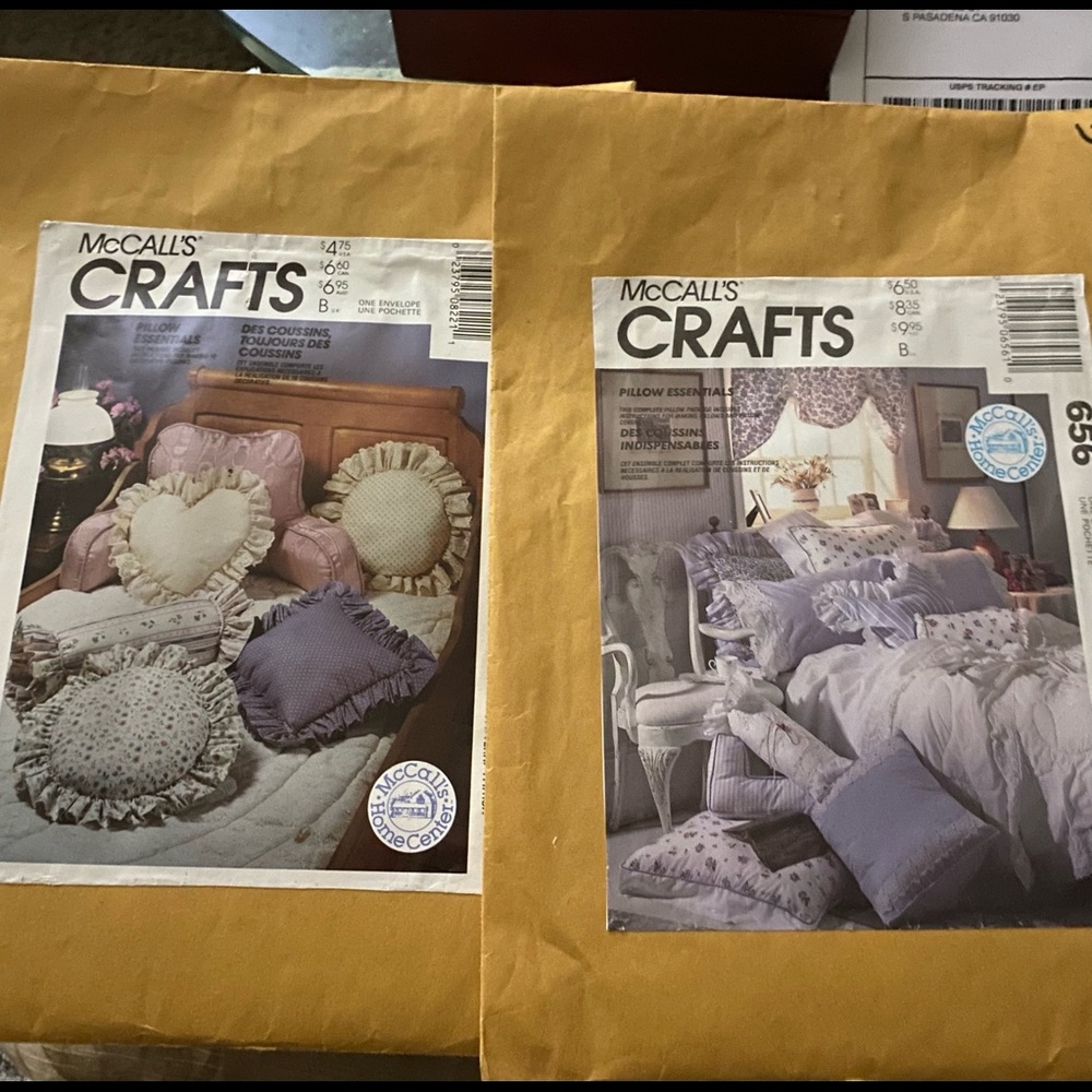 McCall’s Pillow Patterns Lot